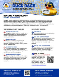 Duck Race Beneficiary Flyer